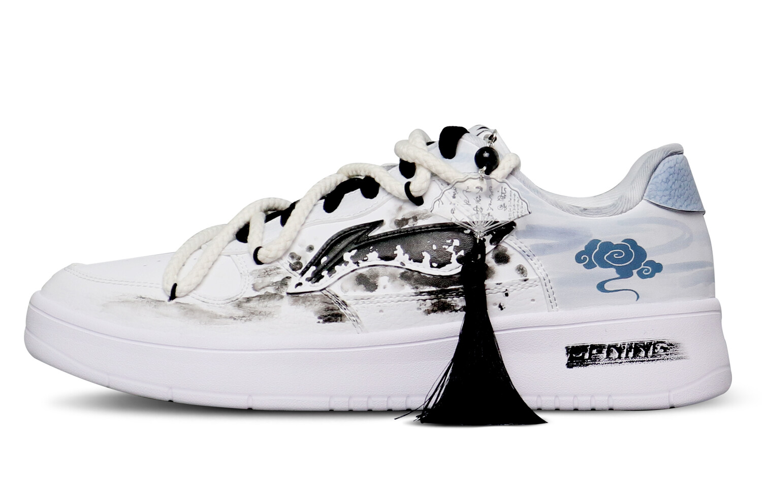 

Кроссовки LINING Sports Life Collection Skateboarding Shoes Men Low-top White, Black, Blue, белый