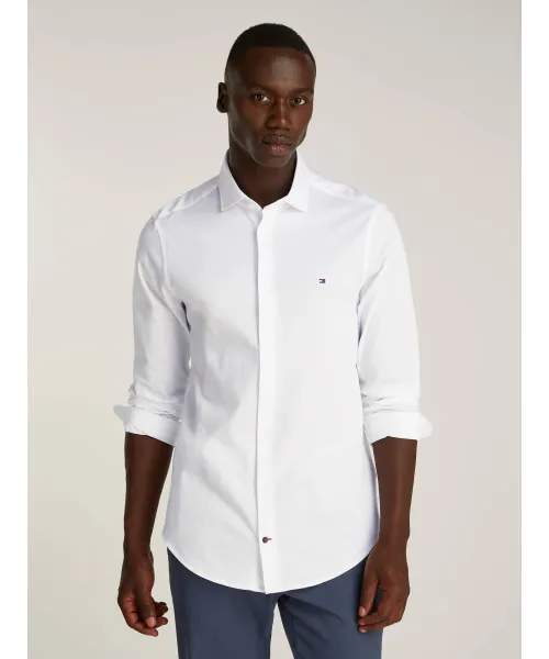 

Рубашка Slim fit Tommy Hilfiger, белый
