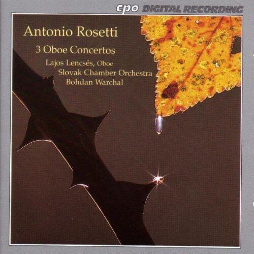 

CD диск Rosetti / Lences / Warchal: Oboe Concerti