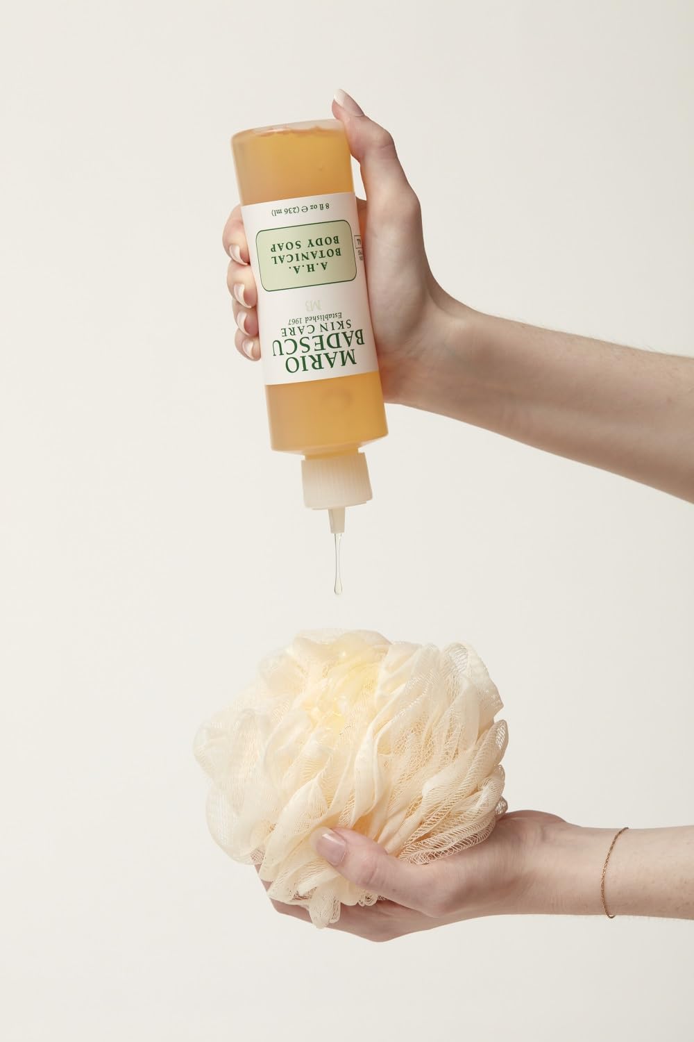Мыло для тела AHA Botanical от Марио Бадеску для унисекс - 8 унций Mario Badescu, Clear/Transparent — фото 4