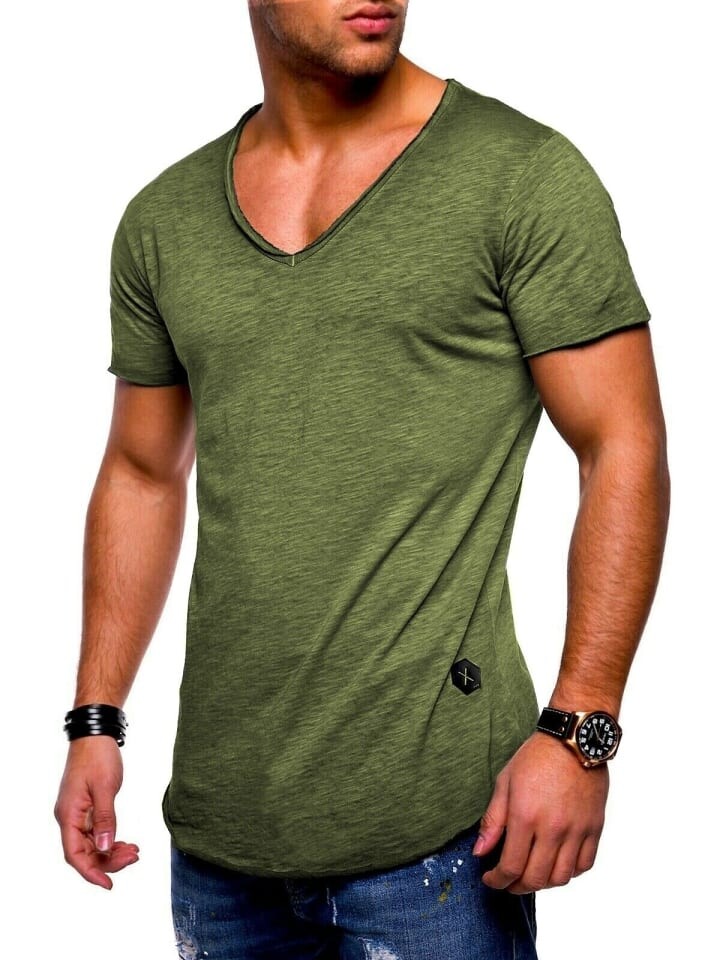 

Футболка behype, цвет khaki (wash)
