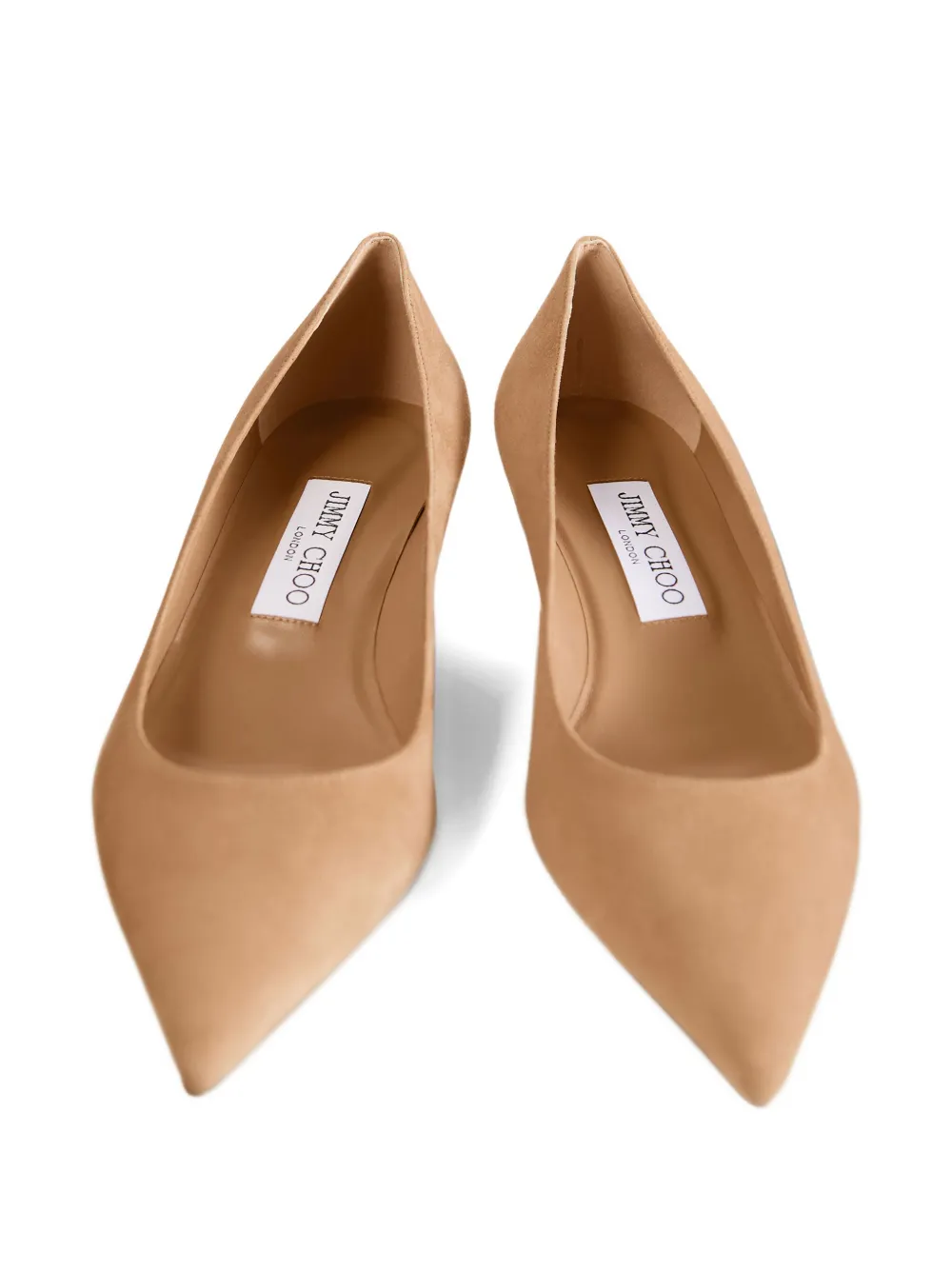 Туфли Amelia 35 с заостренным носком JIMMY CHOO, коричневый — фото 4