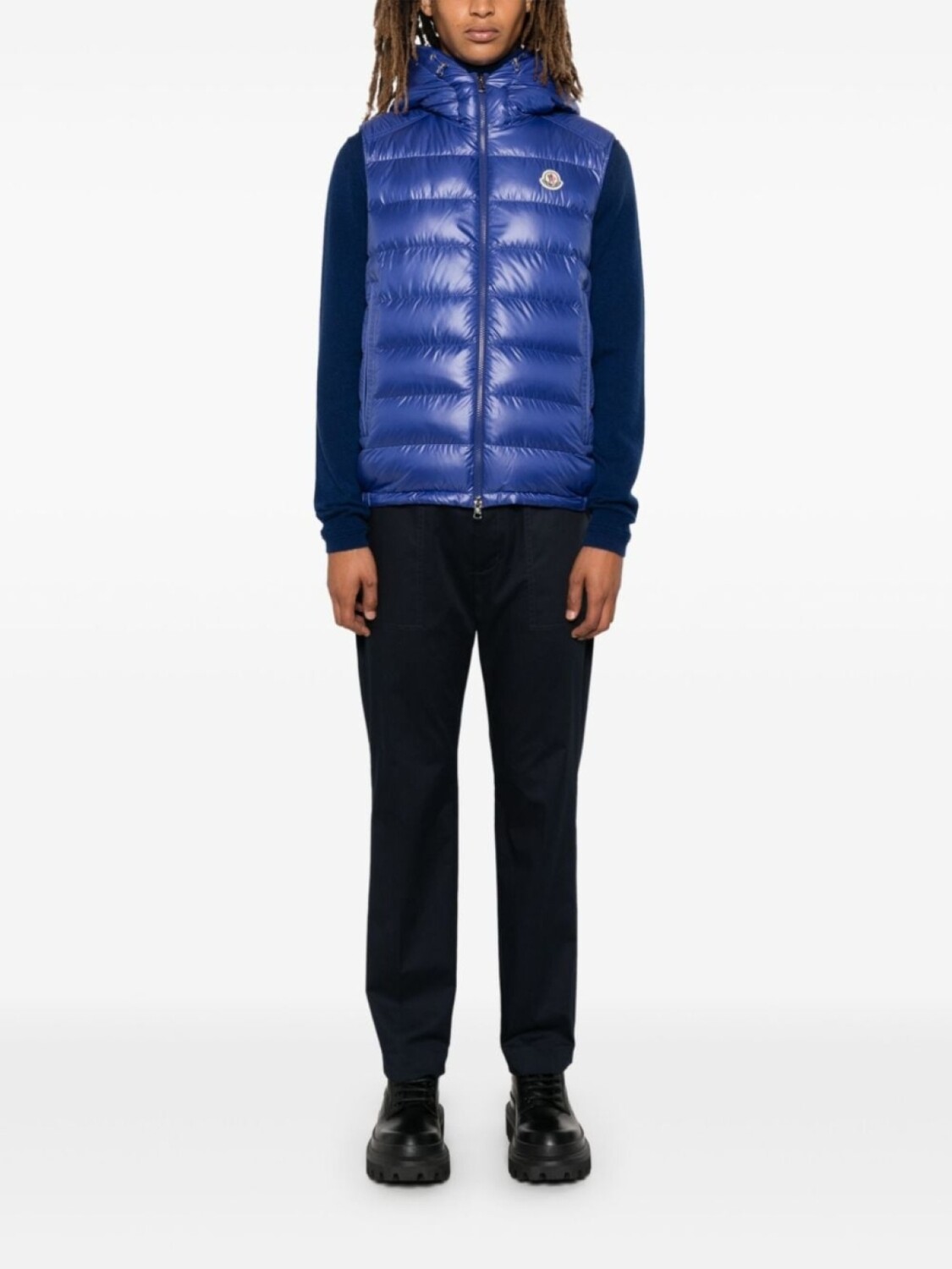 

Moncler жилет Barant, синий