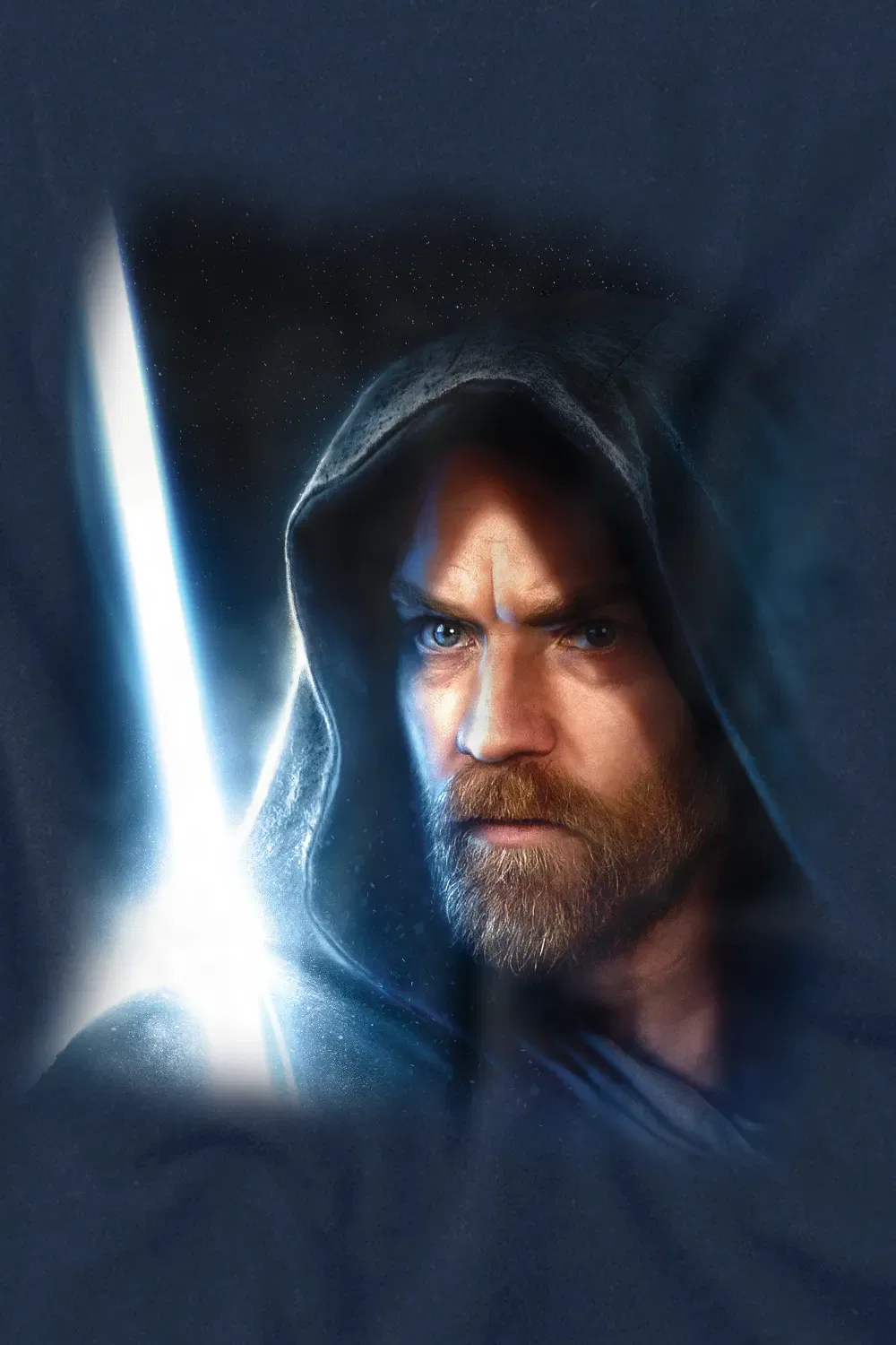 Детская футболка с Оби-Ваном Кеноби Star Wars, темно-синий — фото 2