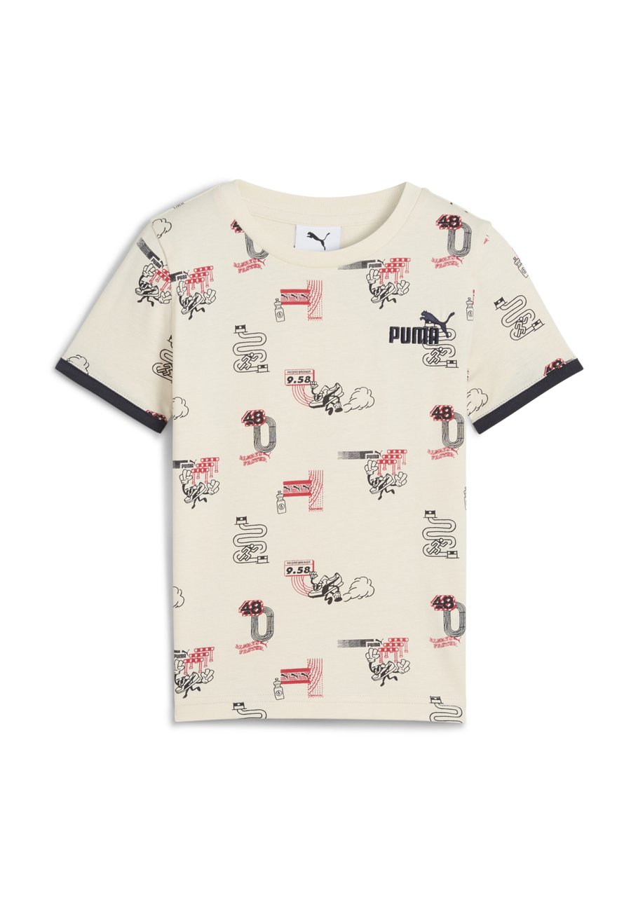 

Футболка Puma Print T-shirt, Alpine Snow/Beige