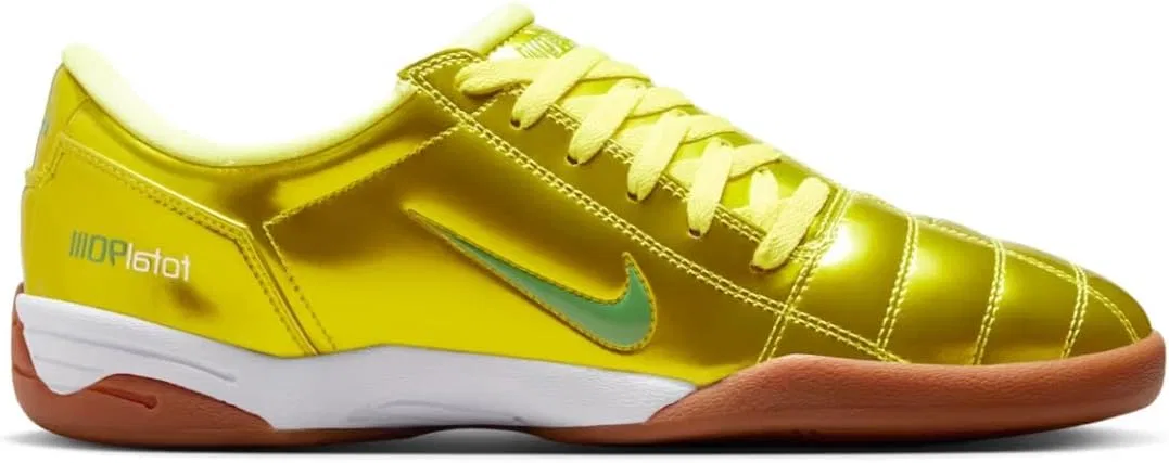 Мужские кроссовки Nike T90 SpSneaker, Dynamic Yellow Green Spark Gum Med Brown — фото 2