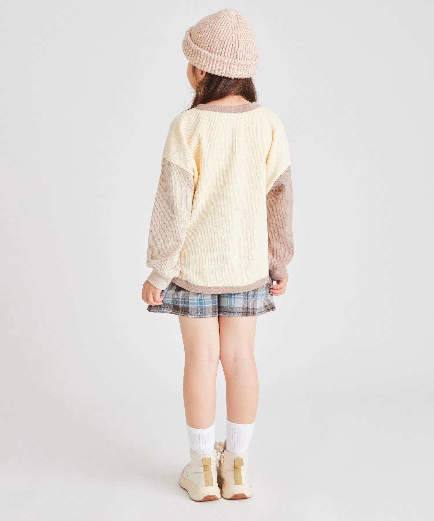 Детская футболка с длинным рукавом ever closet с узором минт — фото 3