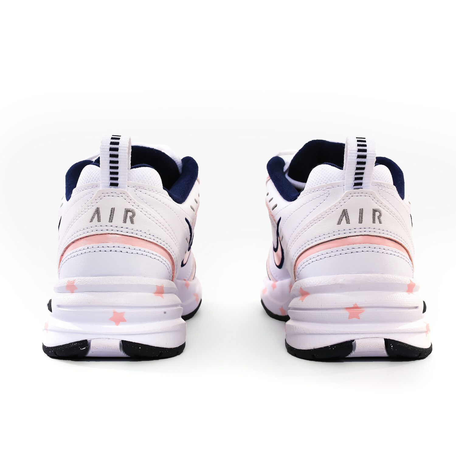 

Кроссовки Nike Air Monarch 4 Chunky Sneakers Unisex Low-top Pink, Black, White, белый