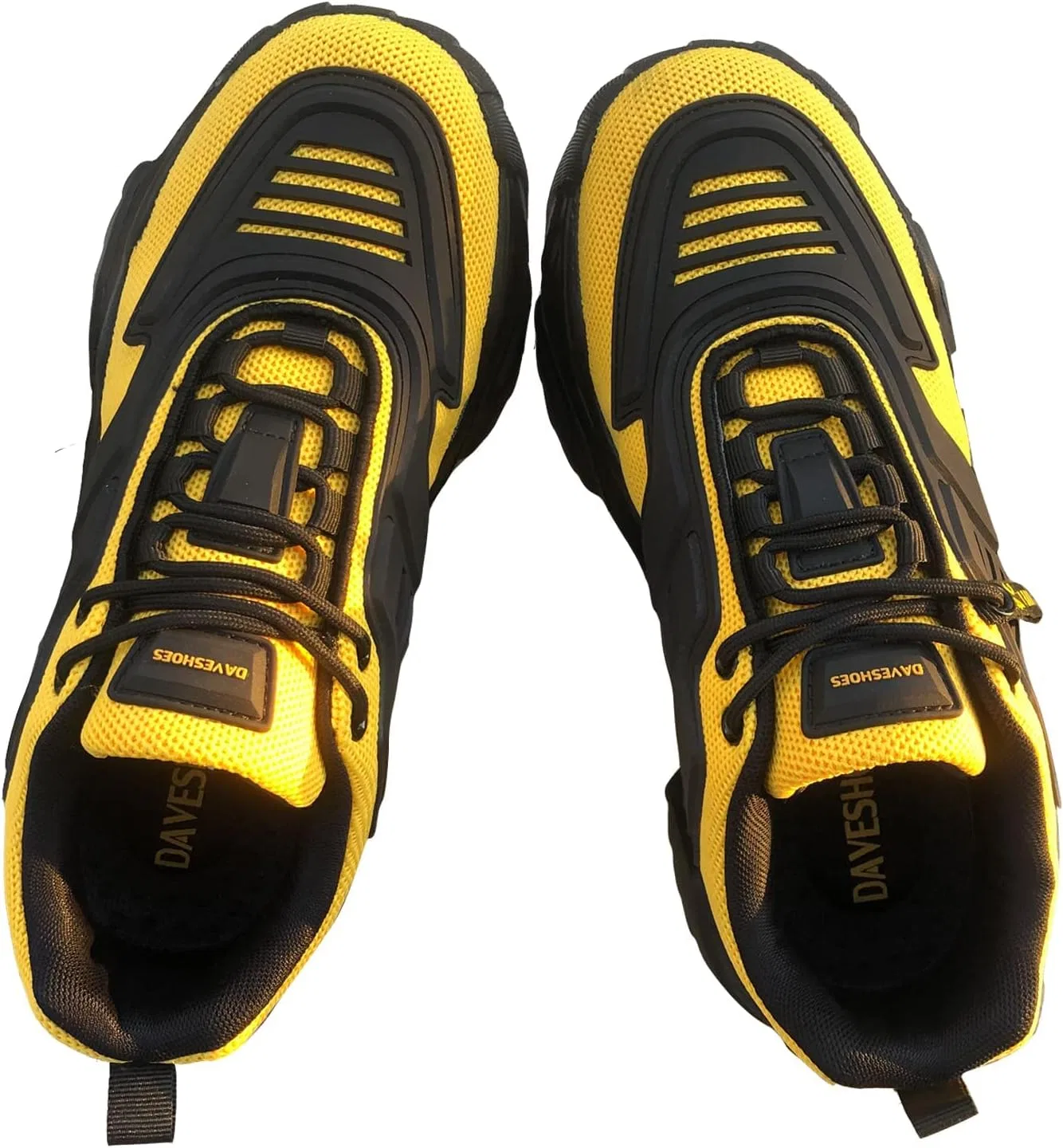 DAVESHOES Мужские широкие кроссовки Mamba 24, высокие механические кроссовки с латексными стельками, мужские туфли на платформе, кроссовки в стиле хиптоп, черные беговые кроссовки, спортивная обувь, мужские — фото 3