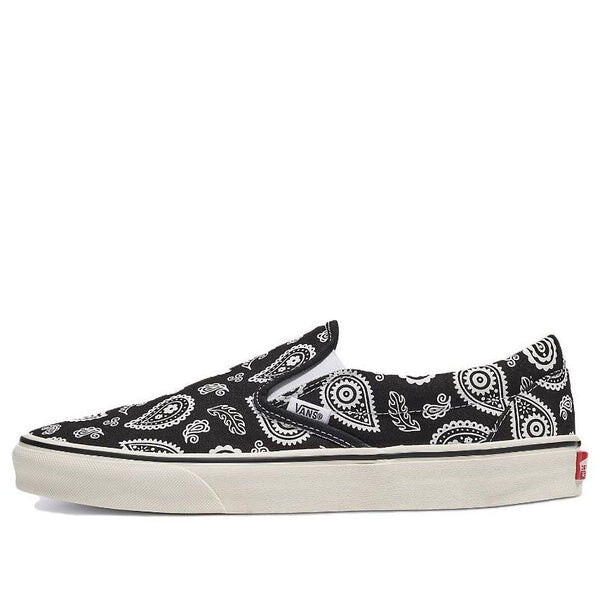 

Кроссовки classic slipon 'primavera paisley black' Vans, черный