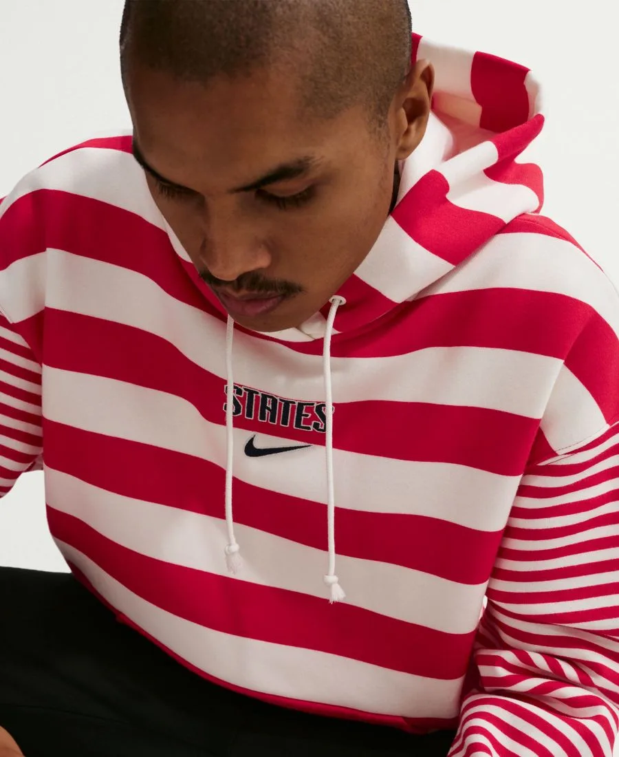 Толстовка USMNT Phoenix Oversized Nike, красный/белый — фото 3