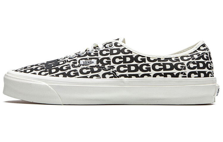 

CDG x Vans Authentic Og Черный пяточный язычок (изогнутая резина)