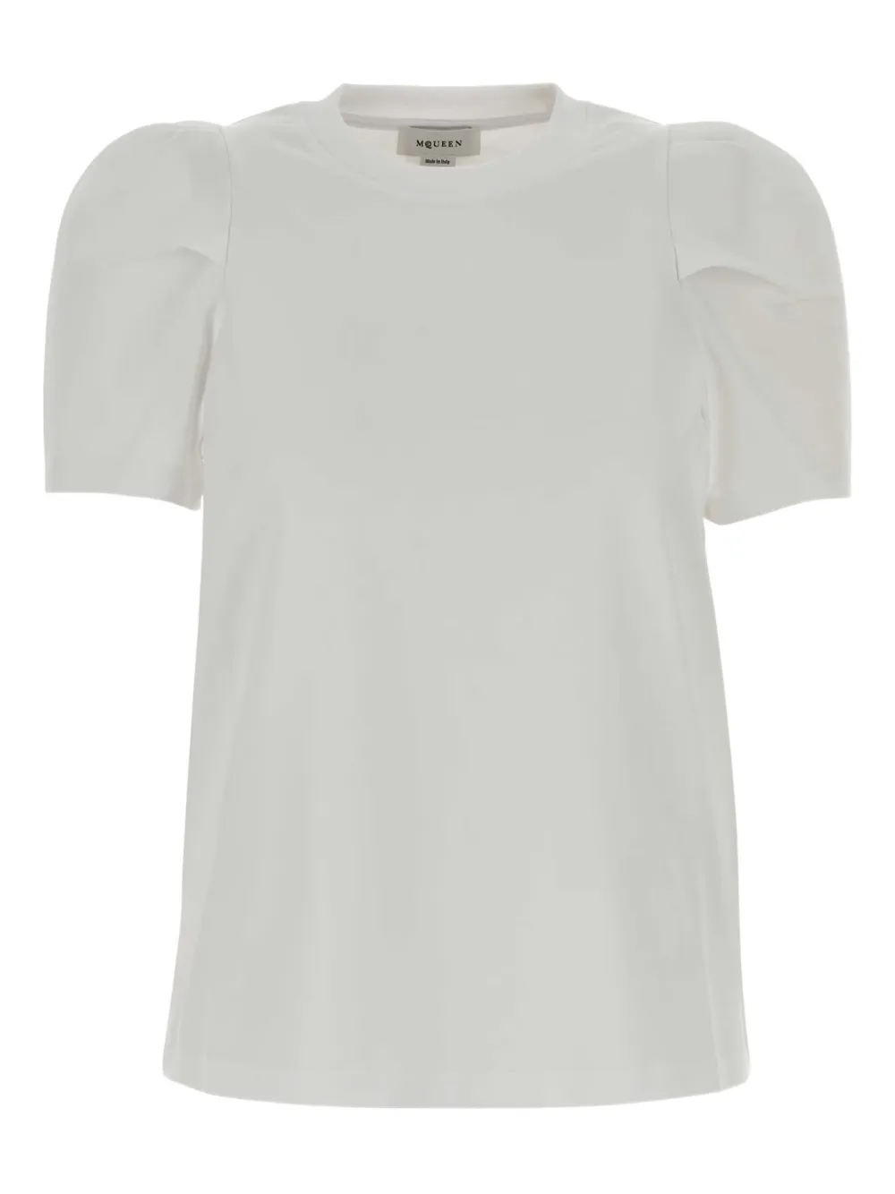 

Хлопковая футболка Alexander McQueen, белый