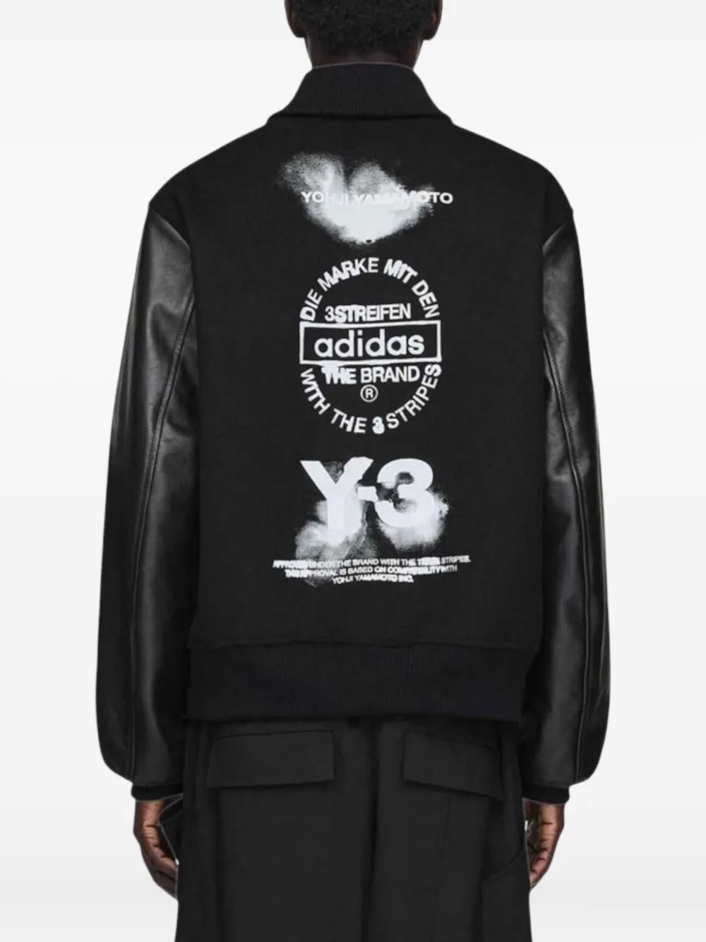 Ребристая куртка-бомбер X Yohji Yamamoto Y-3 ADIDAS — фото 4
