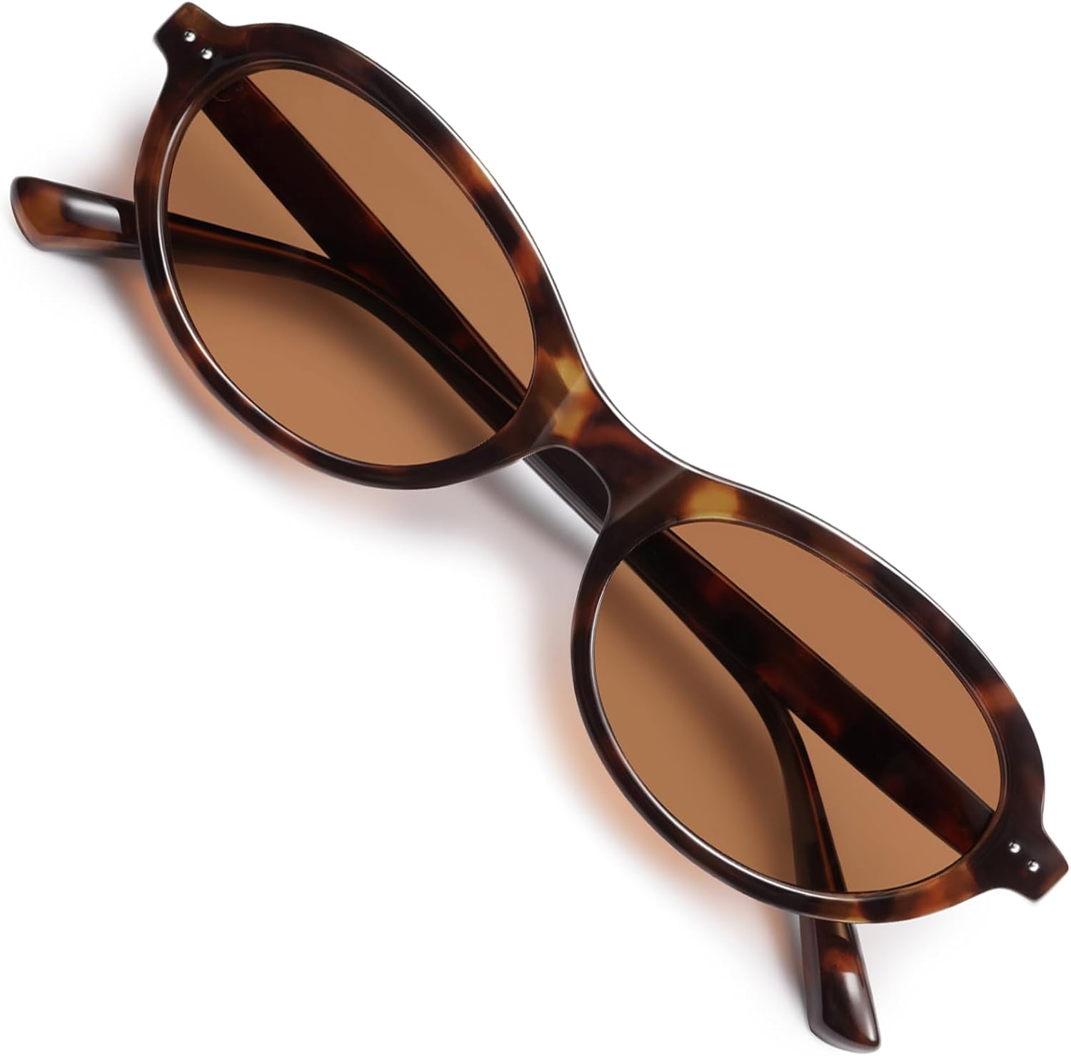 

Модные овальные поляризованные солнцезащитные очки VANLINKER для женщин и мужчин, маленькие, в стиле ретро 90-х, «кошачий глаз», узкая элегантная оправа VL9847, C3-tortoise/Brown