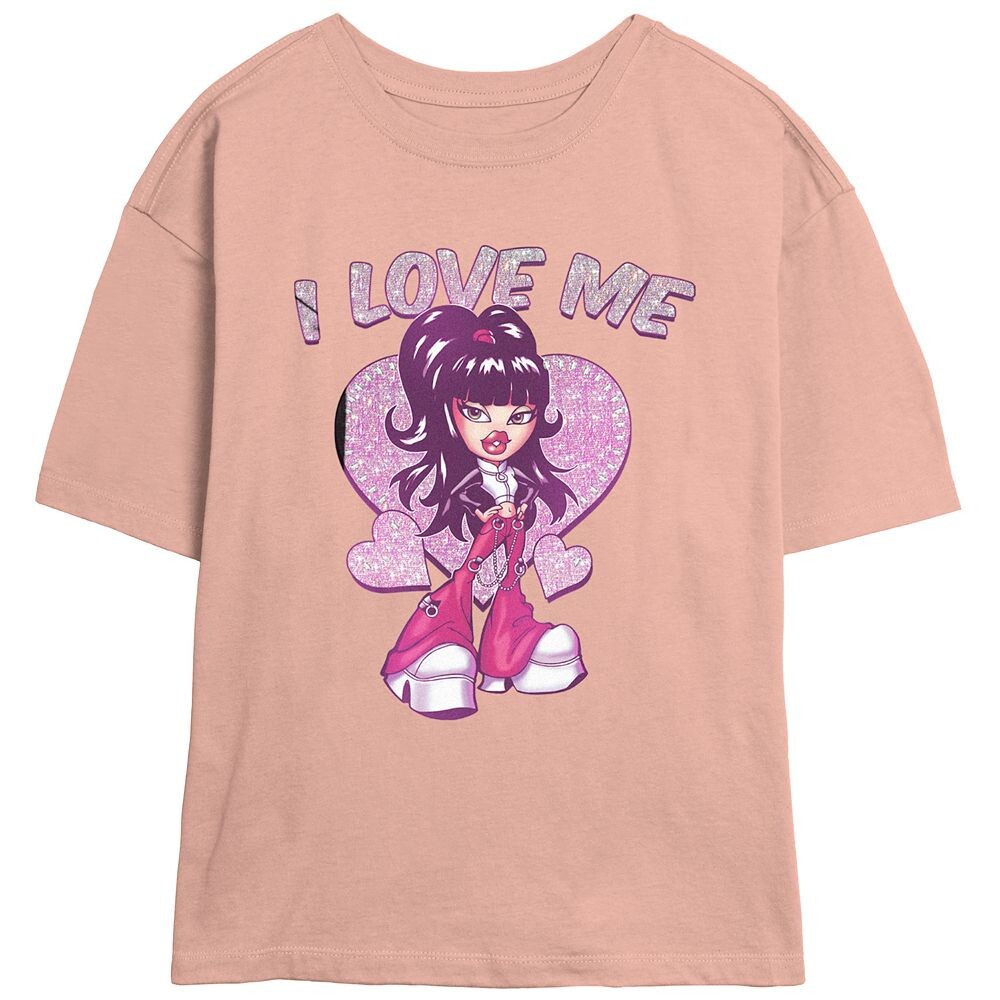 

Детская футболка Bratz с рисунком I Love Me Licensed Character, цвет Blush