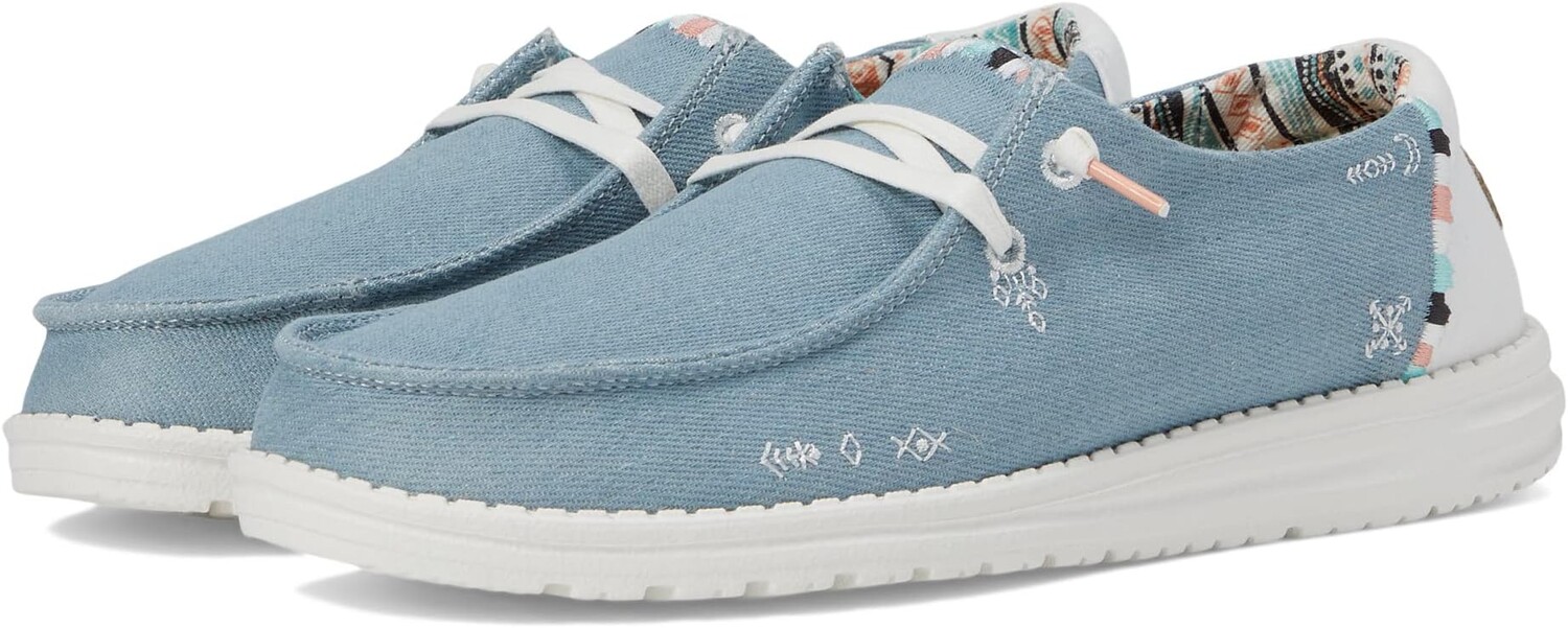

Кроссовки Wendy Boho Slip-On Casual Shoes Hey Dude, цвет Light Denim 1