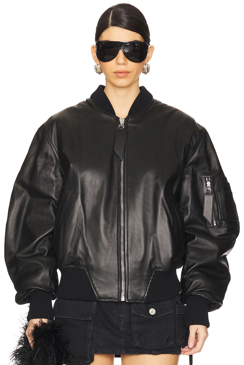 

Бомбер Anja The Attico, black