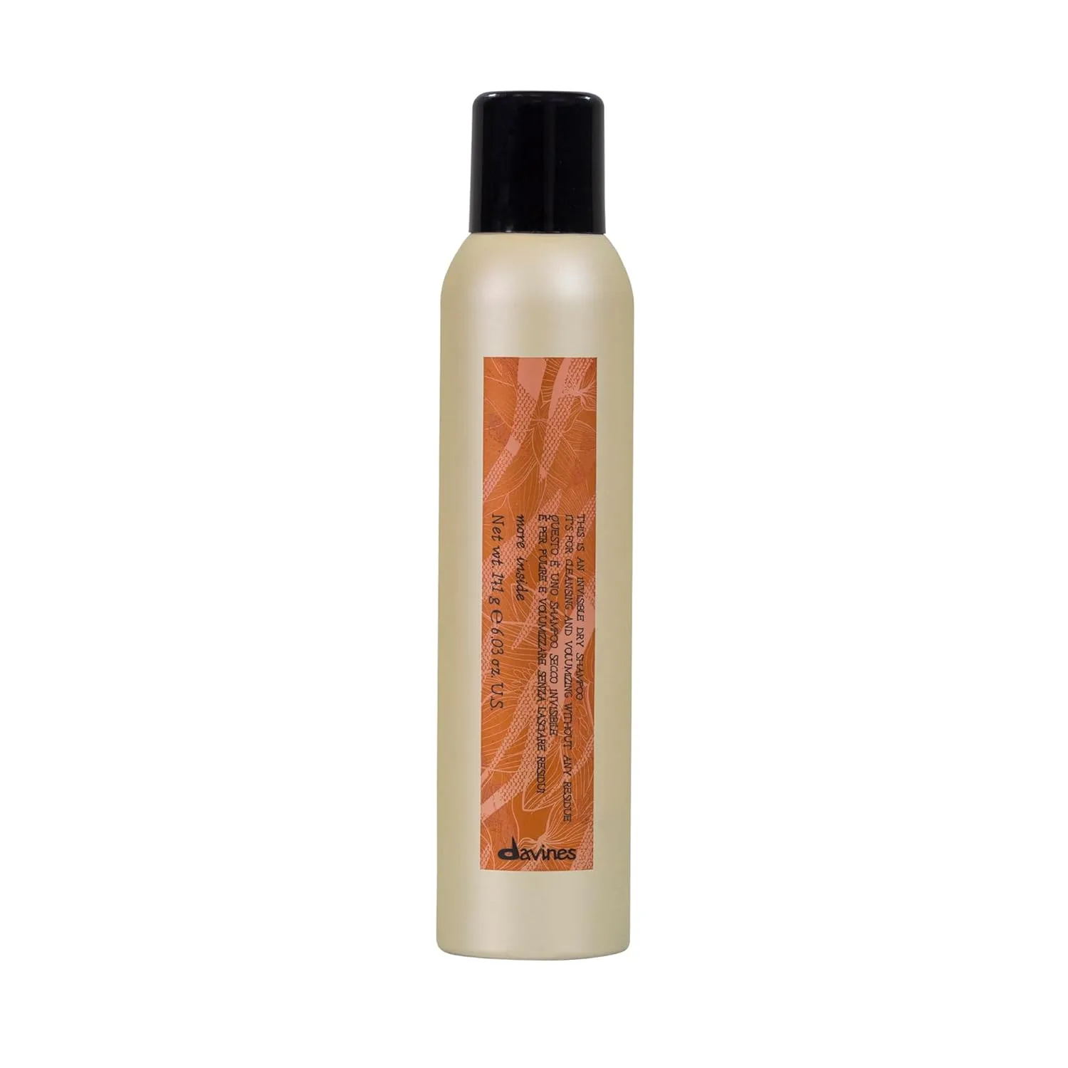 Davines This Is An Invisible Dry Shampoo, очищающая и придающая объем формула без следов, поглощает жир с мягким и естественным финишем, аромат ванили и грейпфрута 250 мл