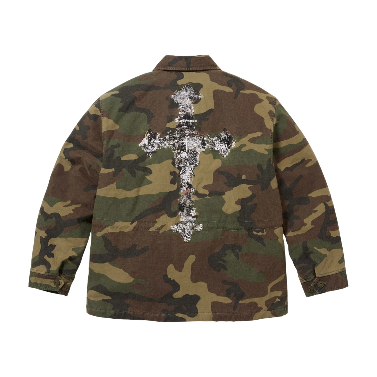 Куртка Supreme FW25 AOI Cross M52 'Woodland Camo' — фото 3