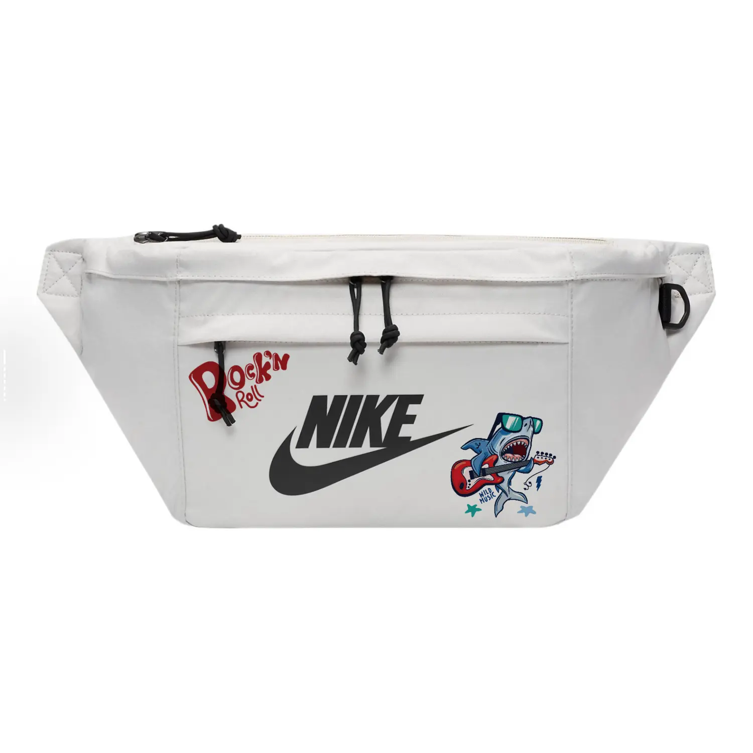 

Nike Фабричный поясной мешок Regular Unisex светло-бежевый, Rock Shark