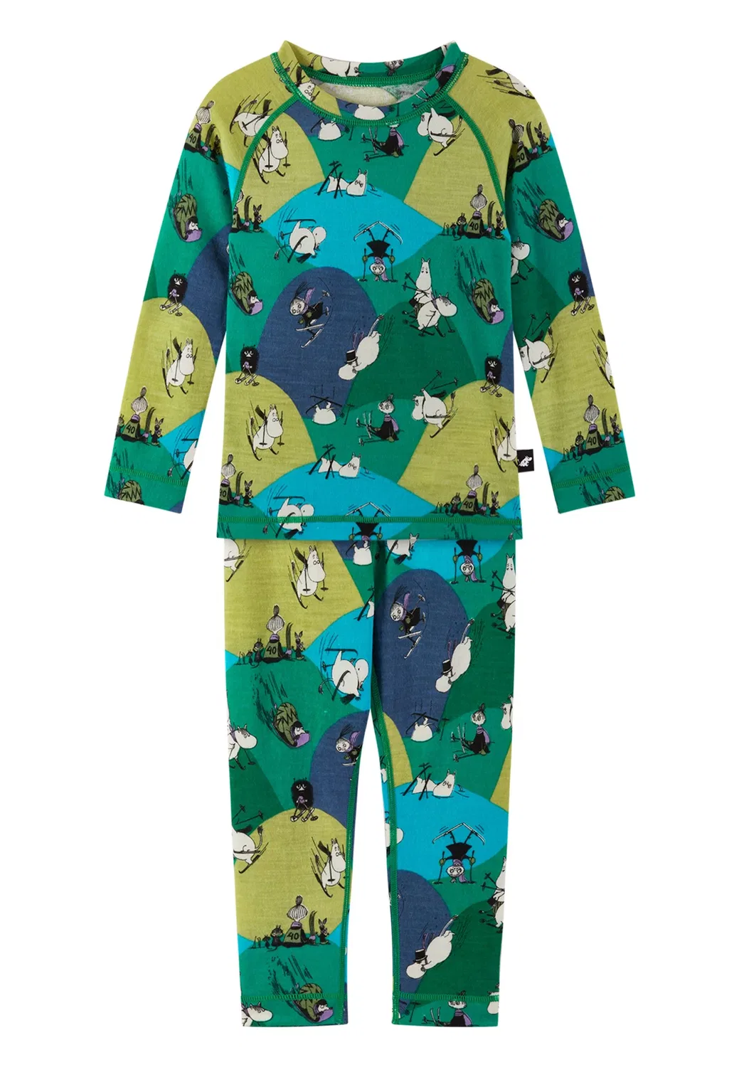 Термобелье, Moomin Trivsam, Reima, зачарованный зеленый