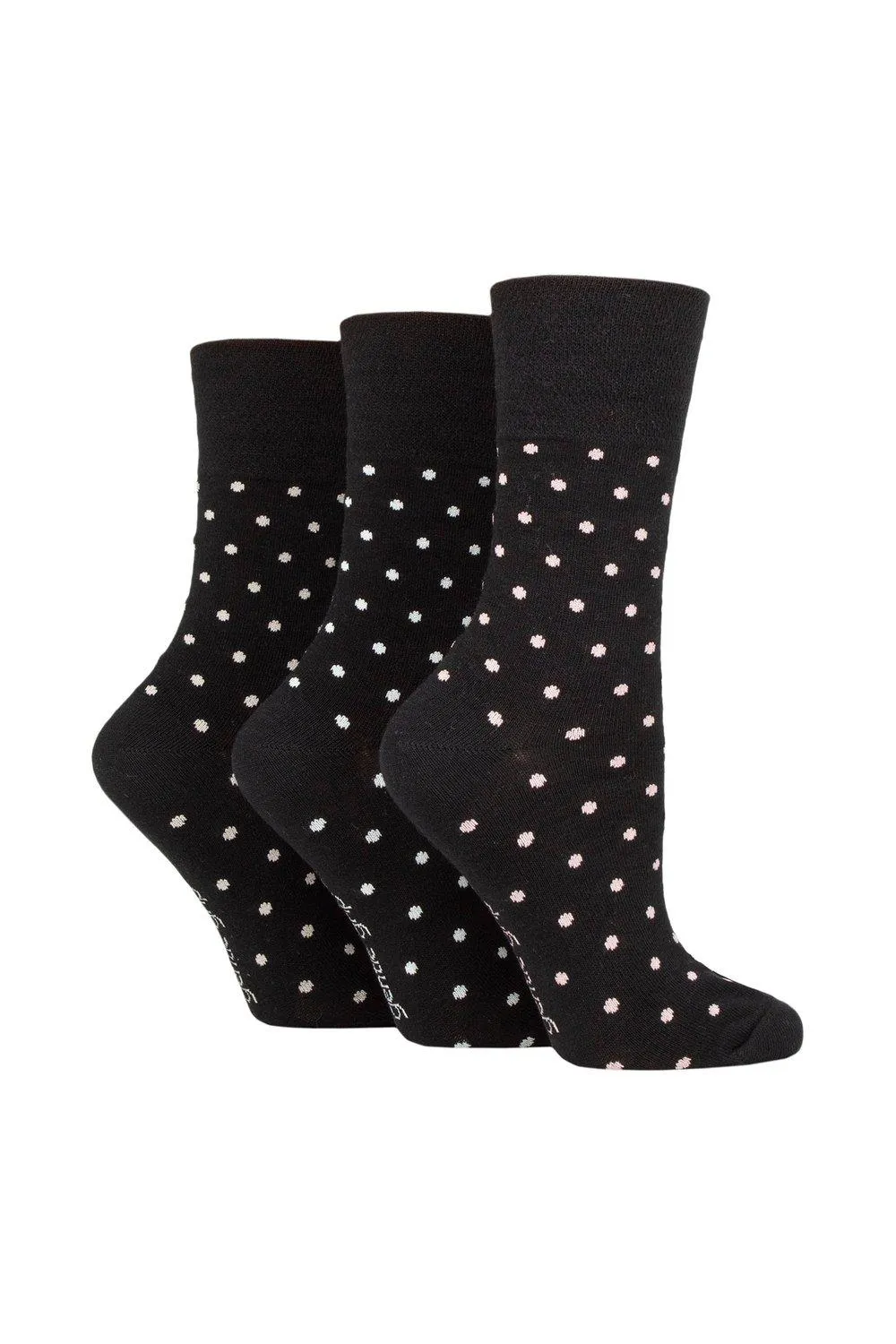 

3 пары носков с рисунком и полосками SOCKSHOP Gentle Grip, розовый