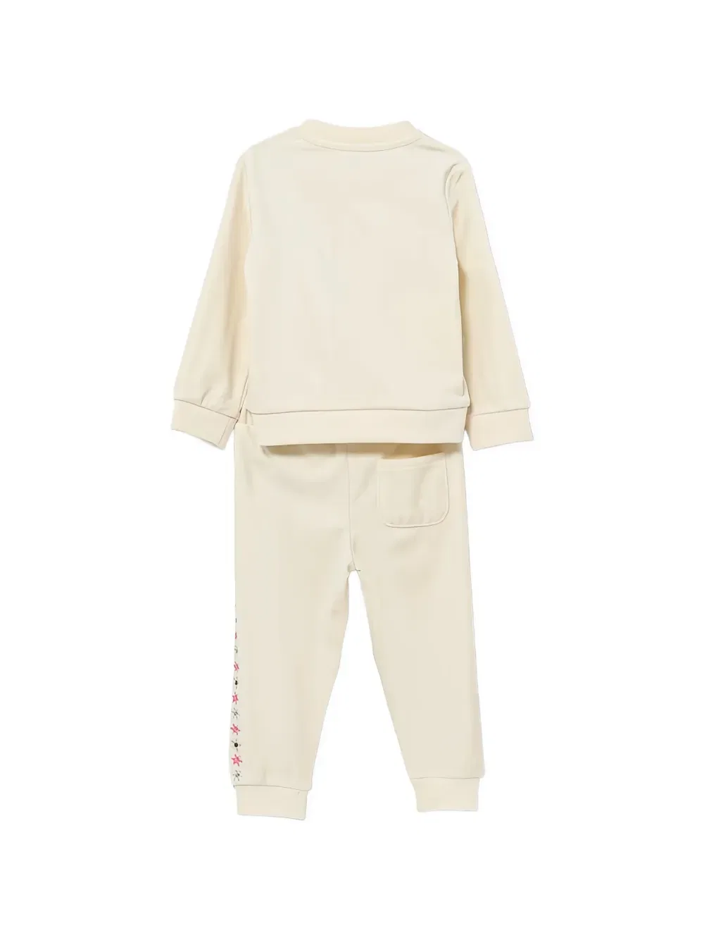 Спортивный костюм с цветочным принтом на молнии Guess Kids, нейтральный — фото 2