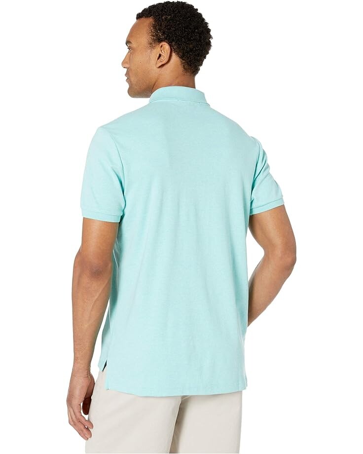 Поло U.S. POLO ASSN. Solid Interlock Polo, нефритово-зеленый вереск — фото 3
