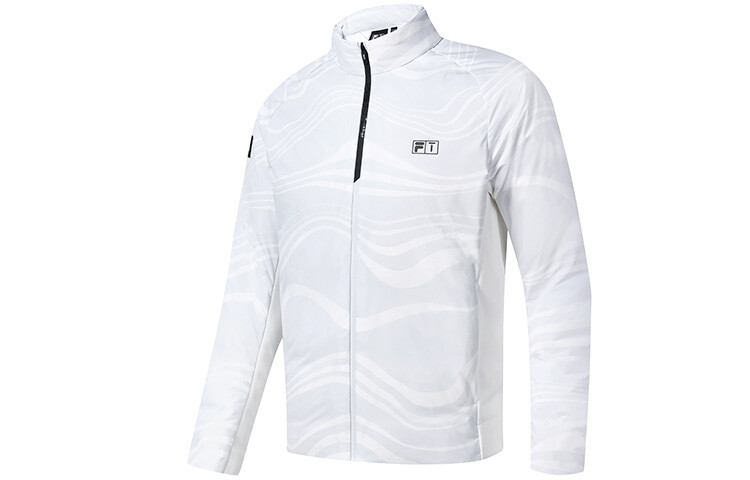

Спортивная куртка-пуховик мужская белая Fila, цвет Jade White