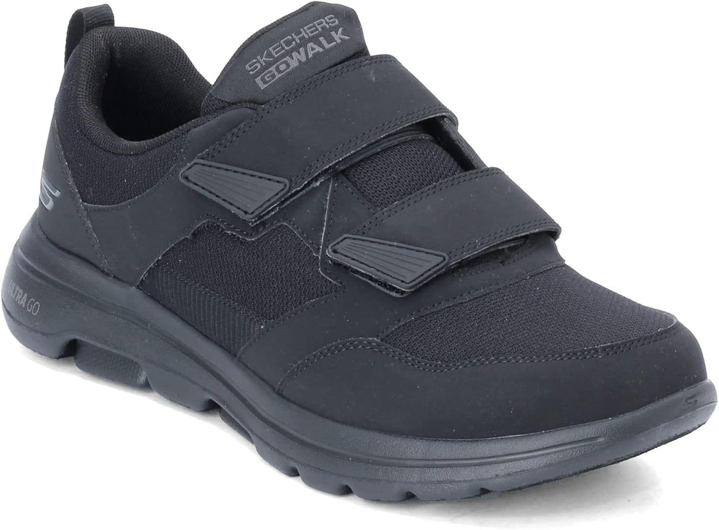 Мужские спортивные кроссовки Skechers Gowalk с застежкой-липучкой, черный — фото 3