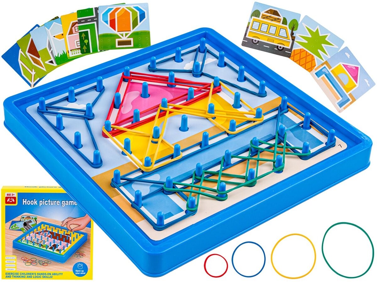 

Фигурки из резинок, развивающая игра, Baby Box. PakaNiemowlaka