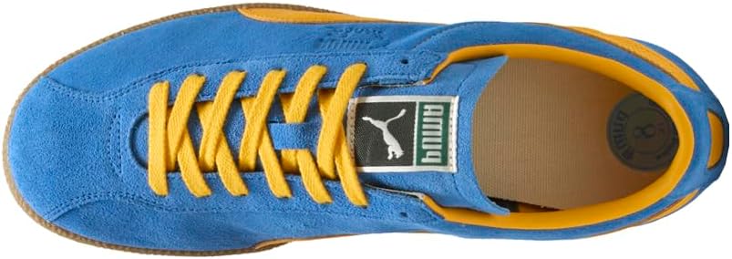 Мужские кроссовки PUMA Brasil на шнуровке для повседневной носки - оранжевые — фото 4