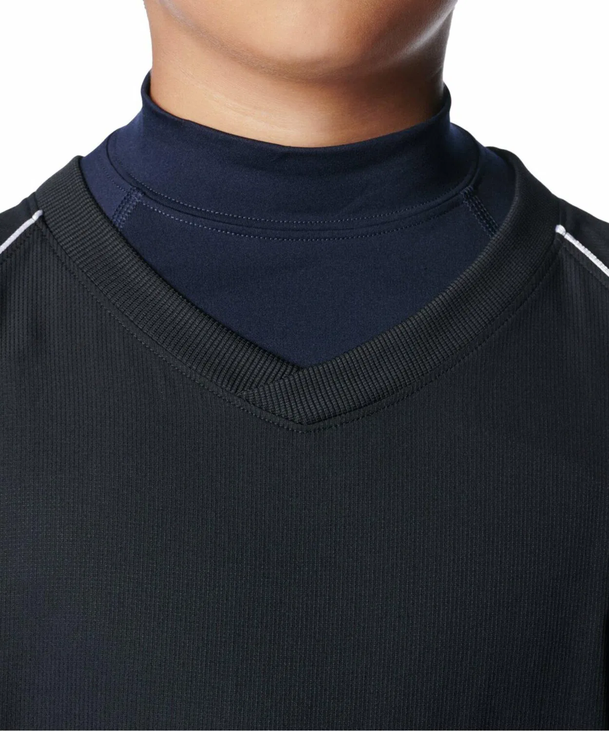Детская куртка с V-образным вырезом Under Armour, водоотталкивающая, черная — фото 4