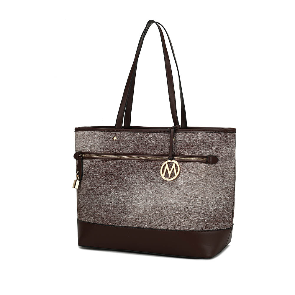 

Сумка-шоппер Juno из веганской кожи MKF, Coffee