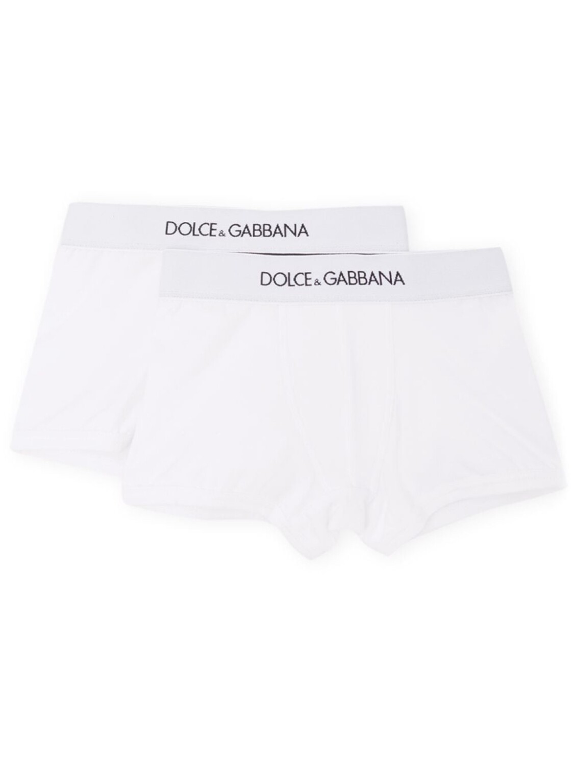 

Dolce & Gabbana Kids боксеры с логотипом на поясе, белый