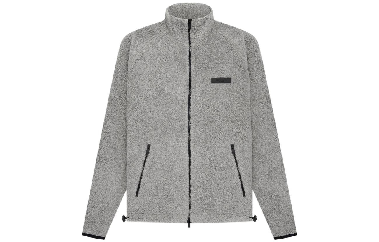

SS22 Бархатная куртка мужская темно-овсяная Fear Of God Essentials, серый