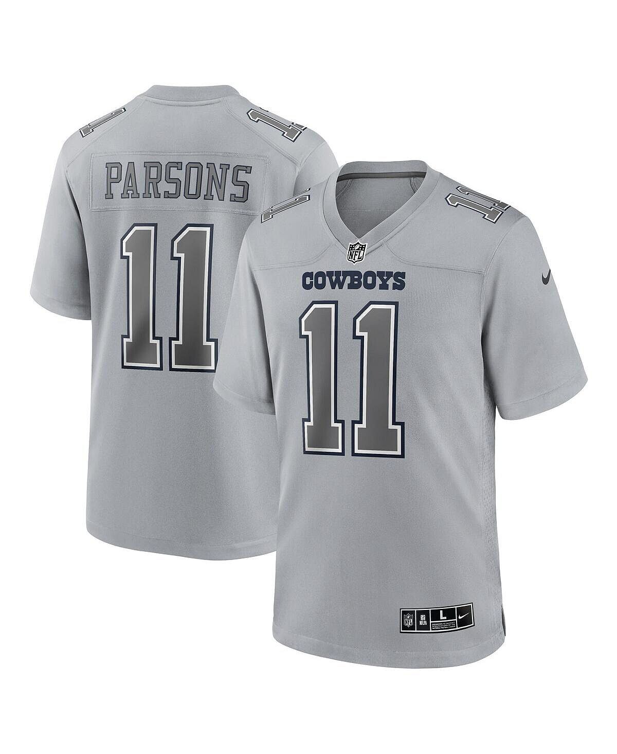 

Мужское серое джерси Micah Parsons Dallas Cowboys Atmosphere Fashion Game Джерси Nike, Серый, Мужское серое джерси Micah Parsons Dallas Cowboys Atmosphere Fashion Game Джерси Nike