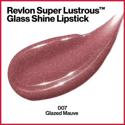 Суперглянцевая помада Glass Shine Glazed Mauve 007 0,11 унций 3,1 г Revlon — фото 3