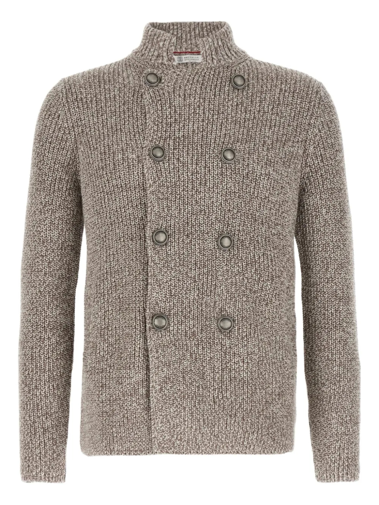 

Кардиган с меланжевым эффектом Brunello Cucinelli, нейтральный