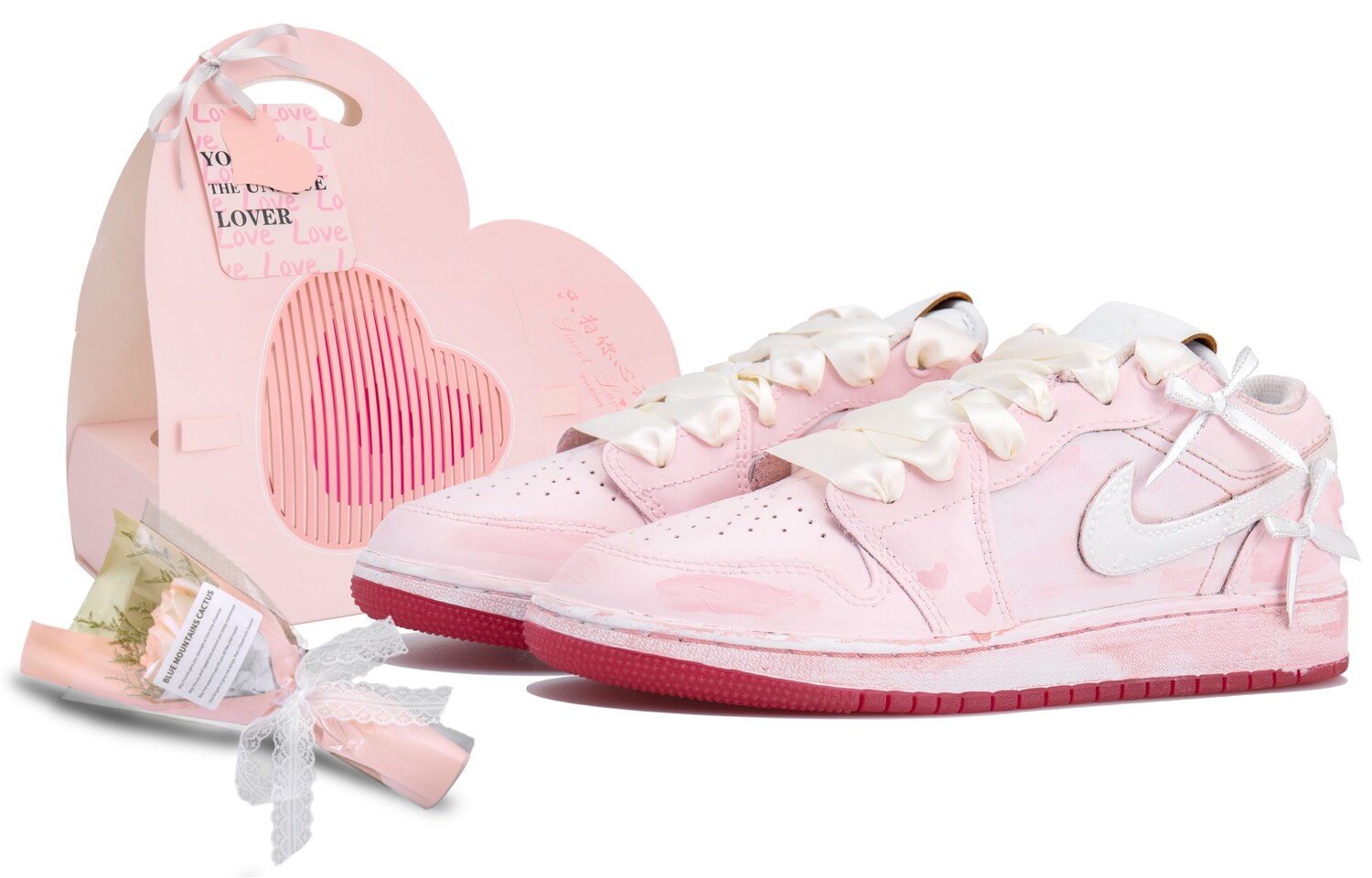 

Кроссовки Air JORDAN 1 Vintage Basketball Shoes Women's Low-Top White Pink, Розовый, Кроссовки Air JORDAN 1 Vintage Basketball Shoes Women's Low-Top White Pink