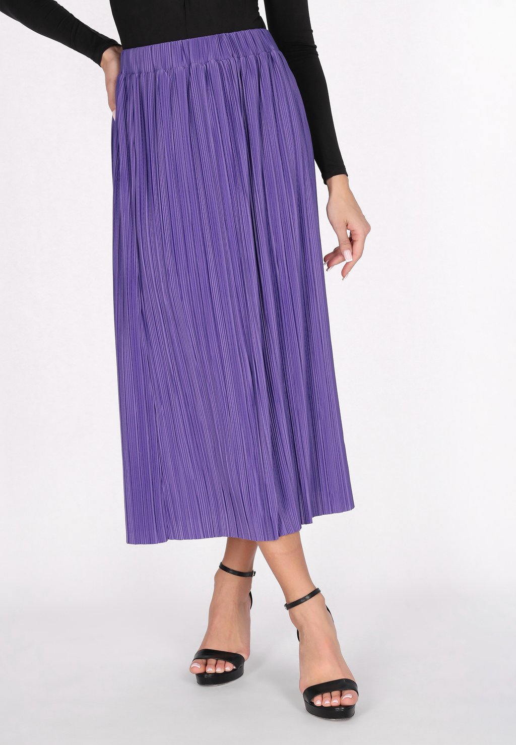 

Юбка А-силуэта Pleated skirt faina, фиолетовый