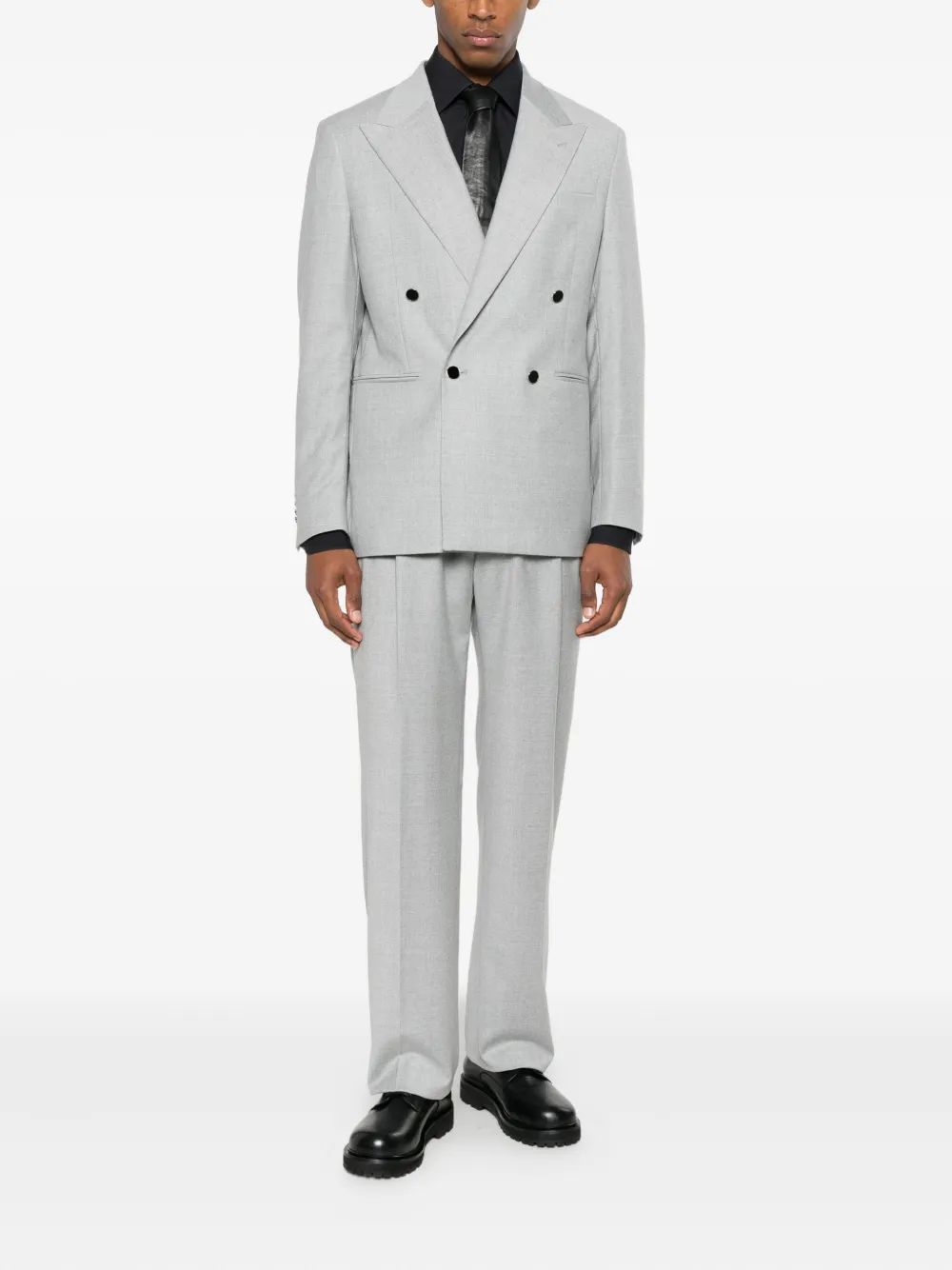 

Двубортный пиджак Manuel Ritz, серый