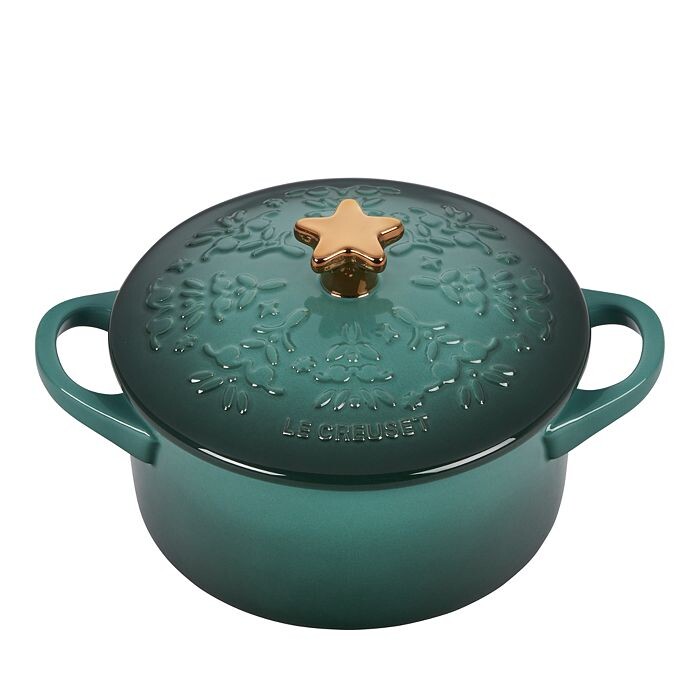 

Керамическая кастрюля Le Creuset Star Mini, зеленый