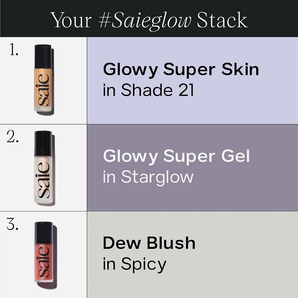 Тональная основа Saie Glowy Super Skin Tint с гиалуроновой кислотой, 29 — фото 3