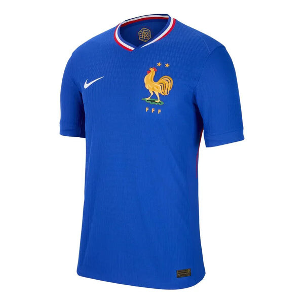 

Футболка Франция fff 2024 2025 домашняя футболка Nike, синий