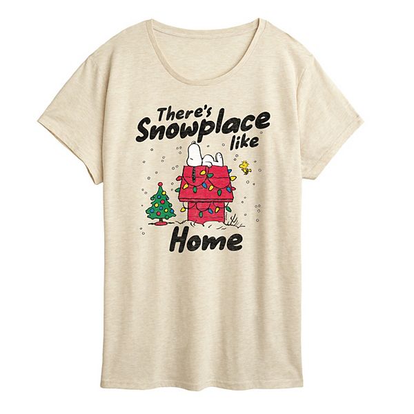

Футболка с принтом Women's peanuts there's snowplace like home Licensed Character, Birch, Белый, Футболка с принтом Women's peanuts there's snowplace like home Licensed Character, Birch