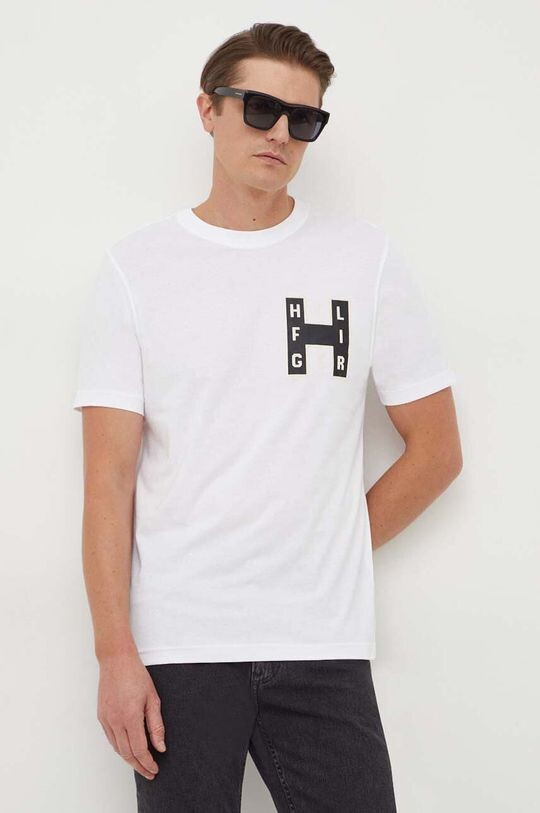 

Хлопковая футболка Tommy Hilfiger, белый