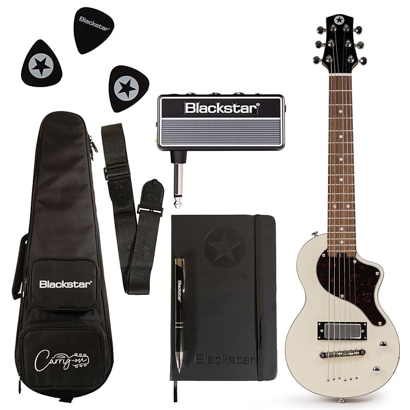 

Электрогитара Blackstar Travel Guitar Pack White with AmPlug Fly + Travel Bag + Medium Picks + More