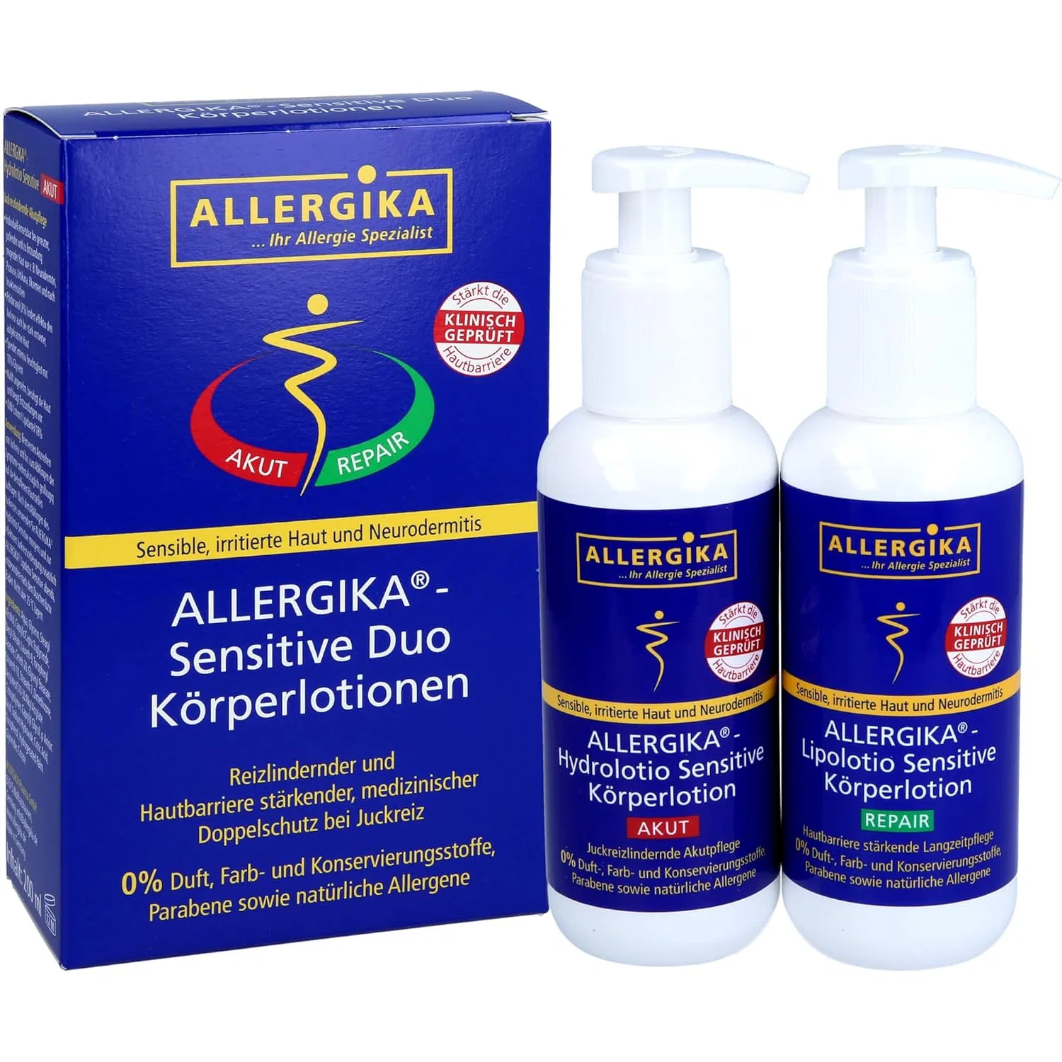 Лосьон для тела ALLERGIKA Sensitive Lotion Duo, 400 мл ‎Allergika — фото 3